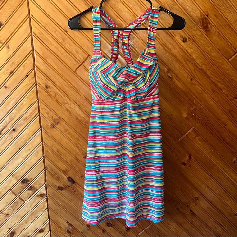 Colorful Striped Sleeveless Dress by Athleta